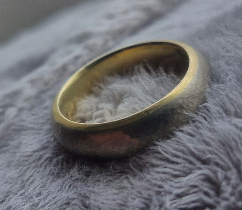 Two layer wedding band
