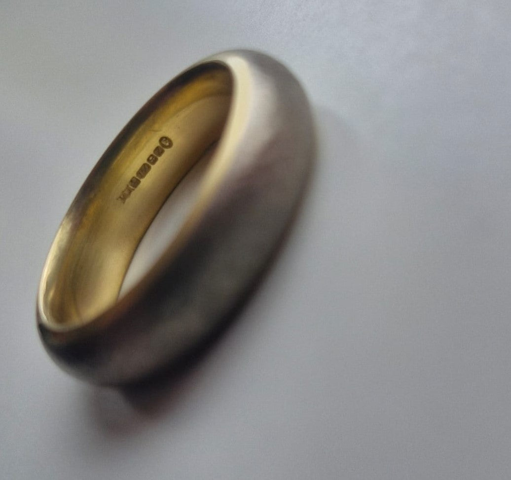 Two layer wedding band