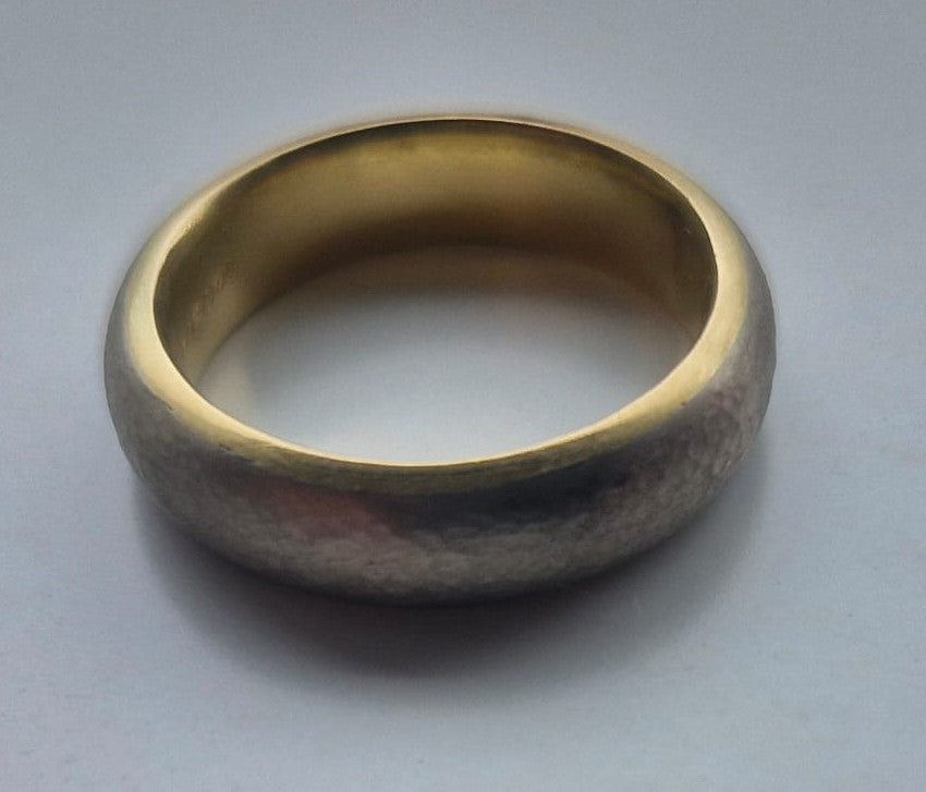 Two layer wedding band