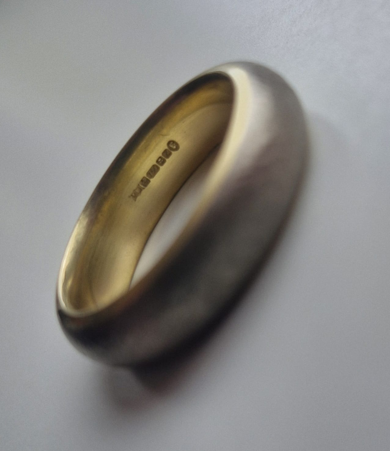 Two layer wedding band